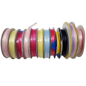 Lot of unused craft ribbon